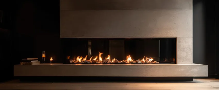 Gas Fireplace Ember Bed Design Services in Northview, Michigan