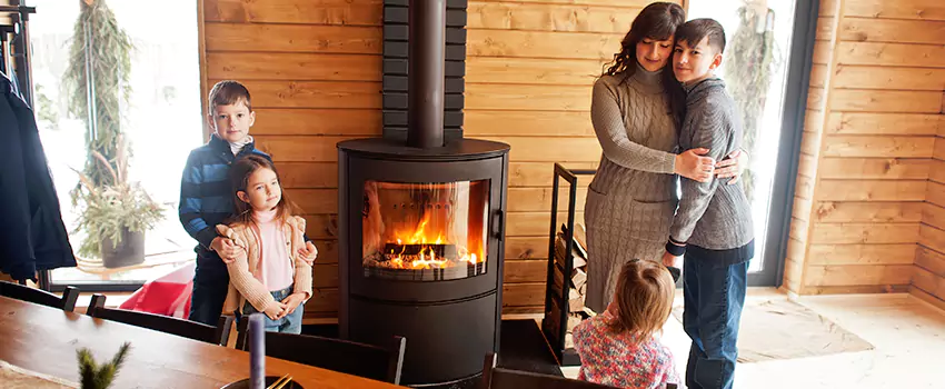 Morso Cast Iron Fireplace Insert Installation in Northview, Michigan