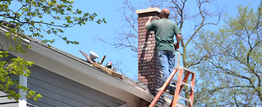 Vinyl and PVC Chimney Flashing Installation in Northview, MI