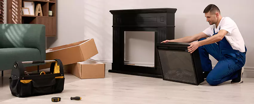 Old Rusted Metal Fireplace Repair And Replacement in Northview, MI