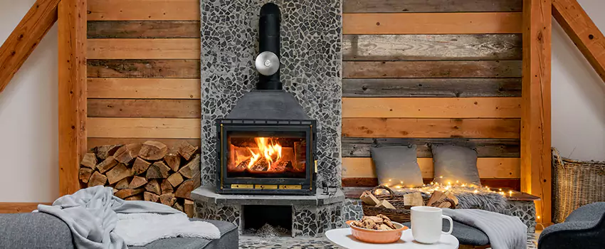 Thelin Hearth Products Direct Vent Gas Stove Fireplace Inspection in Northview, Michigan